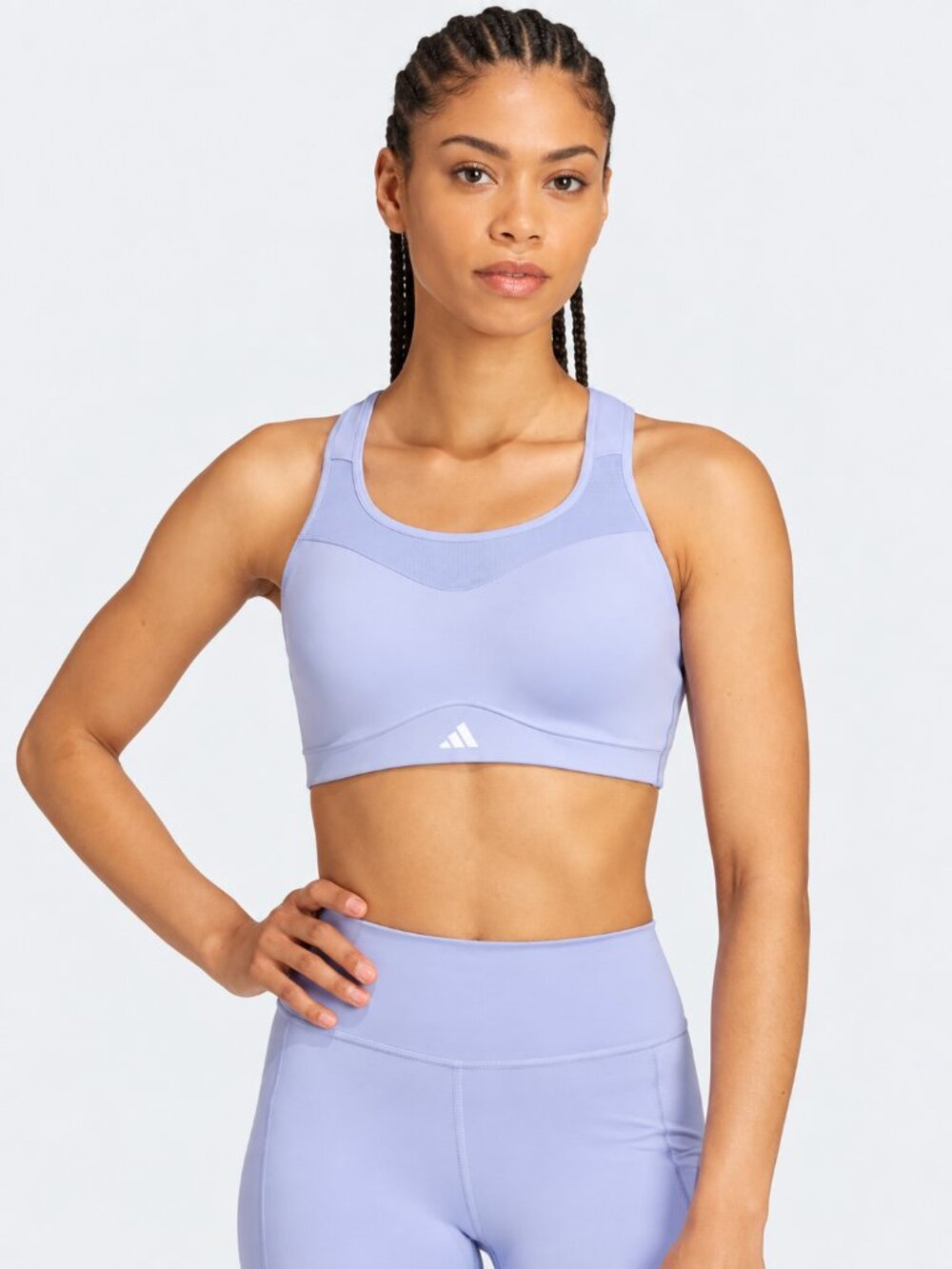 adidas TLRD Impact Training High Support Sports Bra Blue Spark 2XS NWT